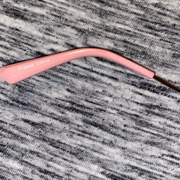 2 Pairs of Fashion Sunglasses Oversized Geometric Square Shaped Frames Gold-Tone - Picture 9 of 15